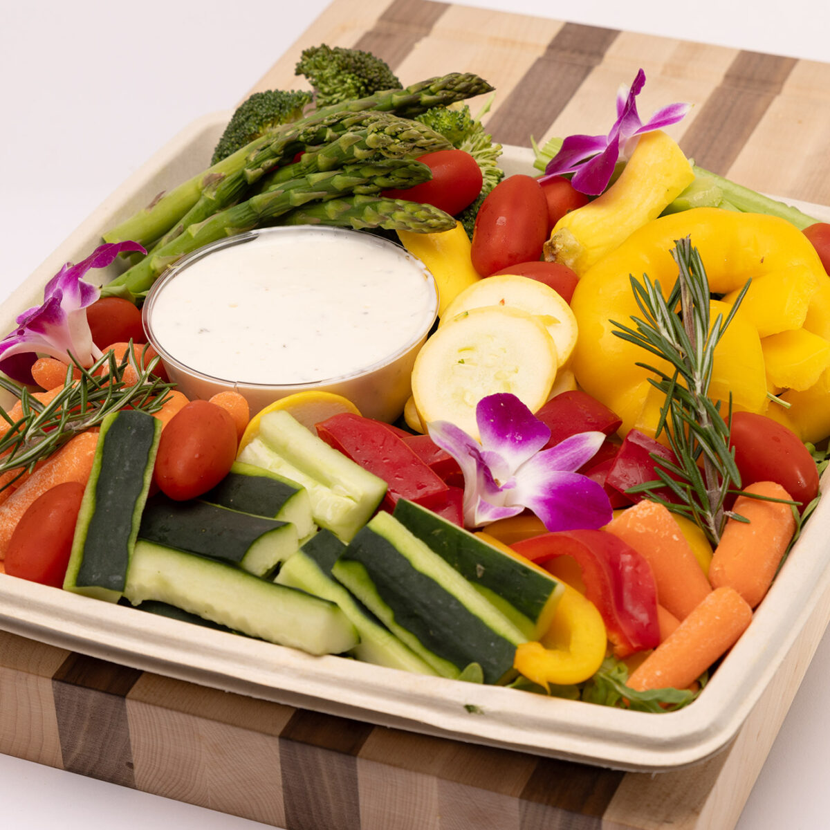 VEGETABLE CRUDITE TRAY