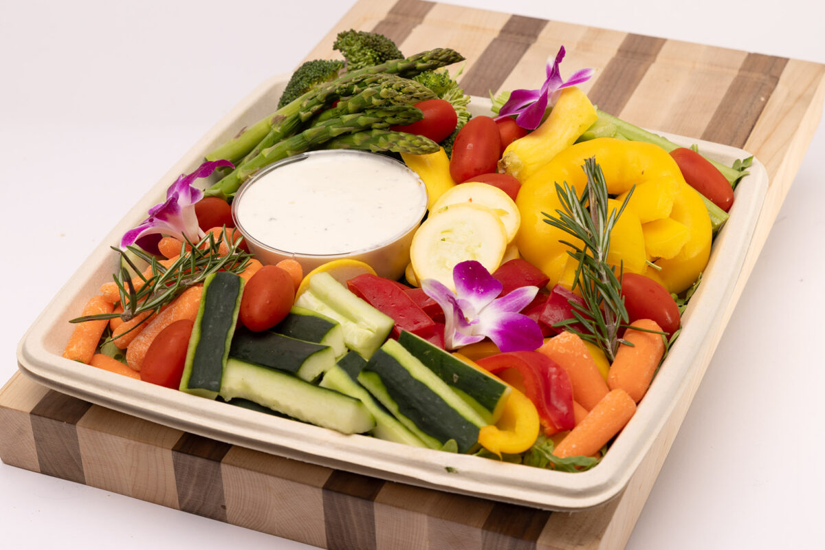 VEGETABLE CRUDITE TRAY