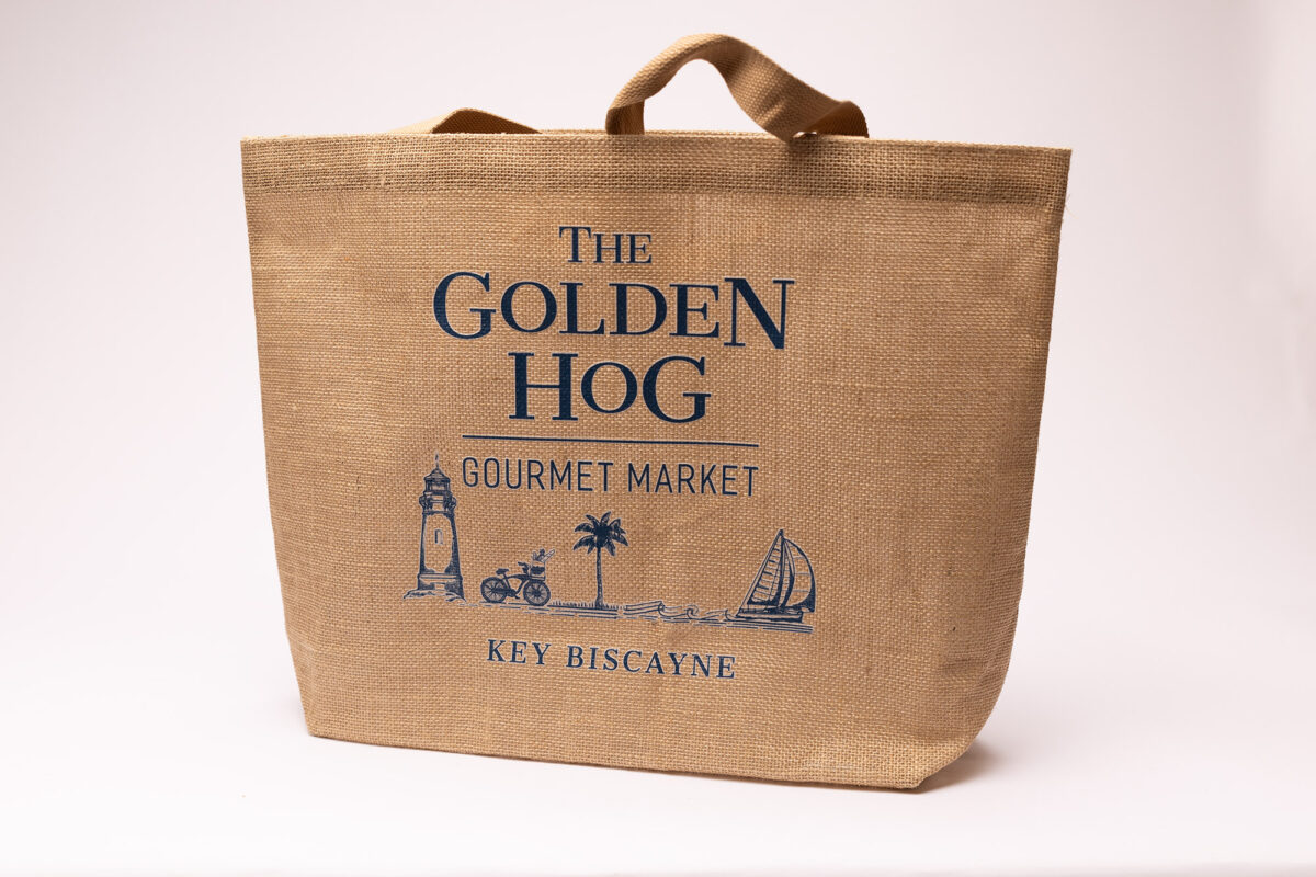 THE GOLDEN HOG JUTE BAG