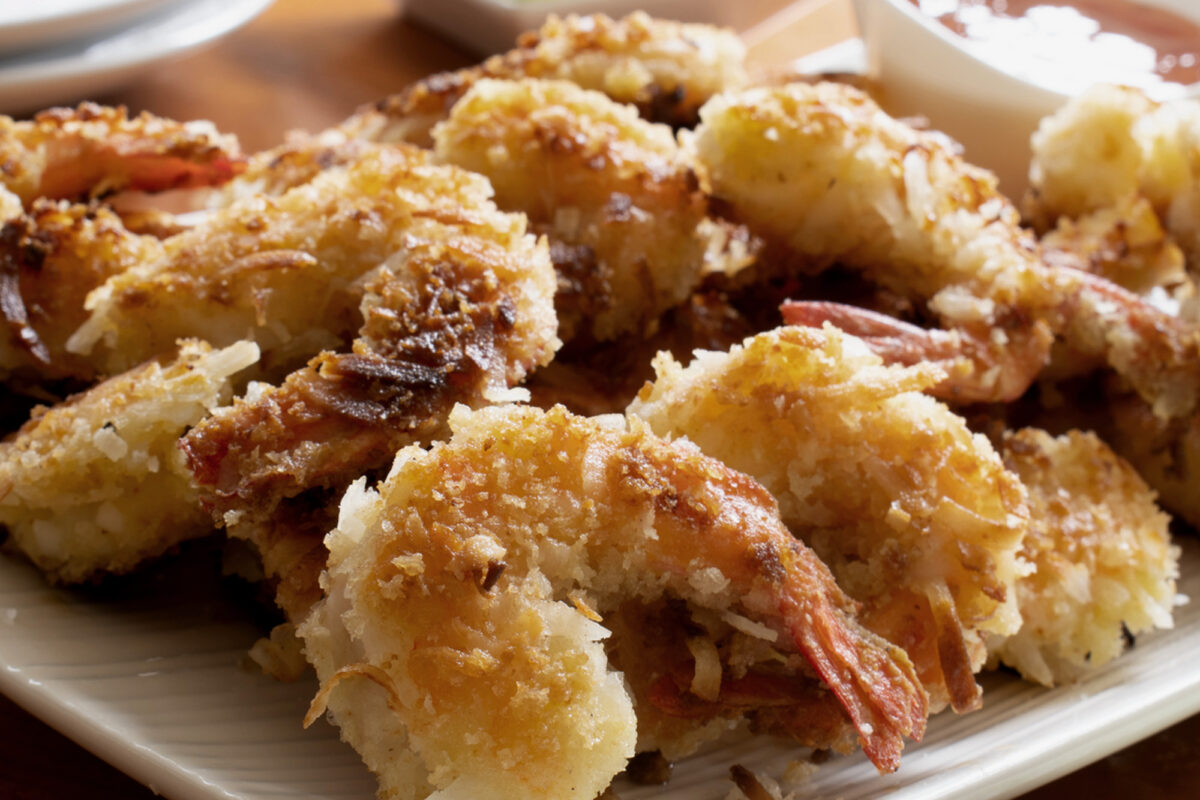 COCONUT CRUSTED SHRIMP