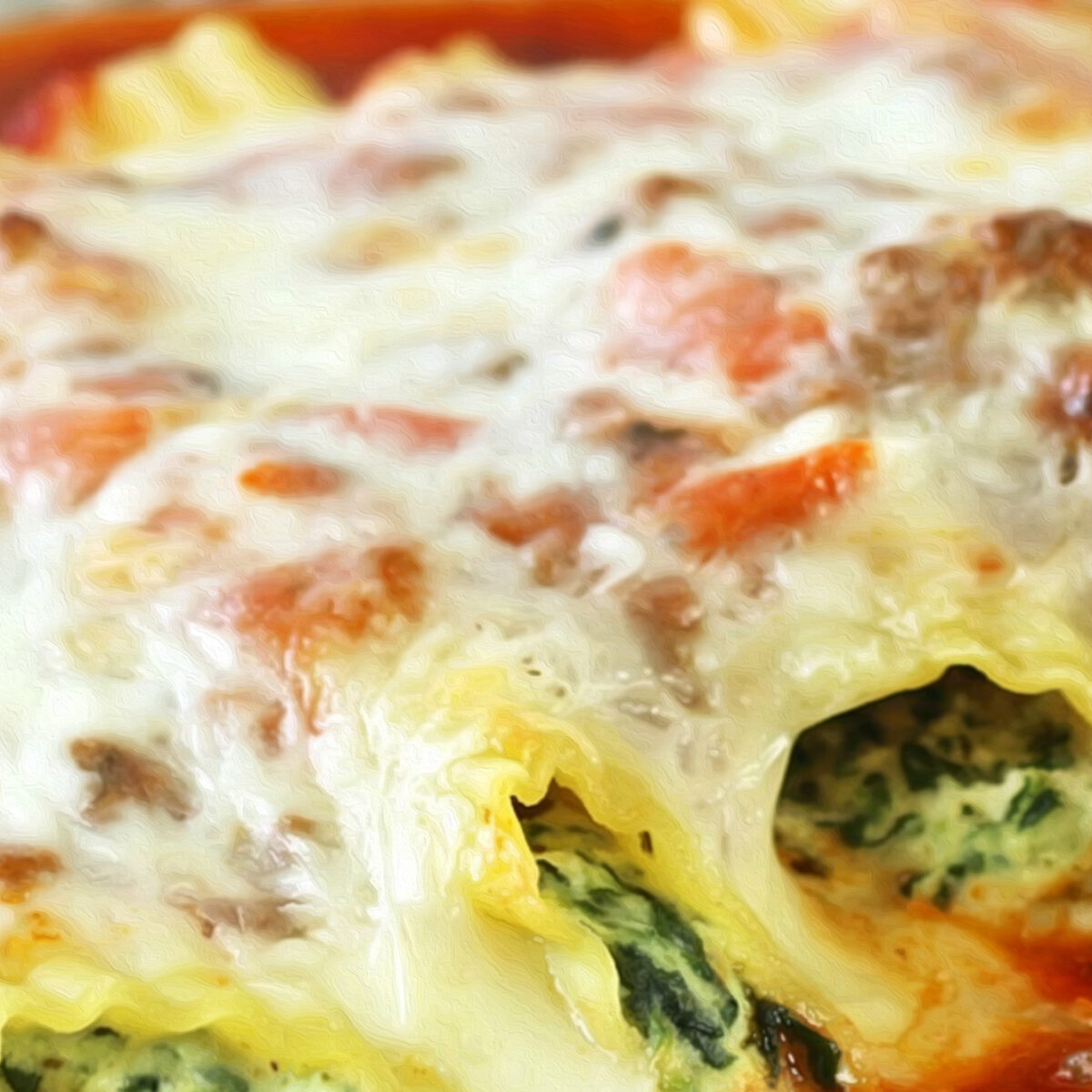 SPINACH RICOTTA CANNELLONI