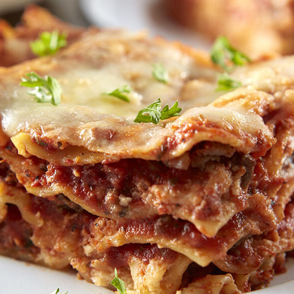 HOMEMADE BEEF LASAGNA