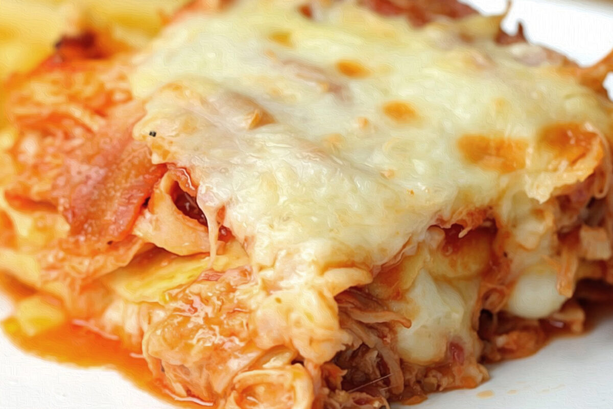 HOMEMADE CHICKEN LASAGNA