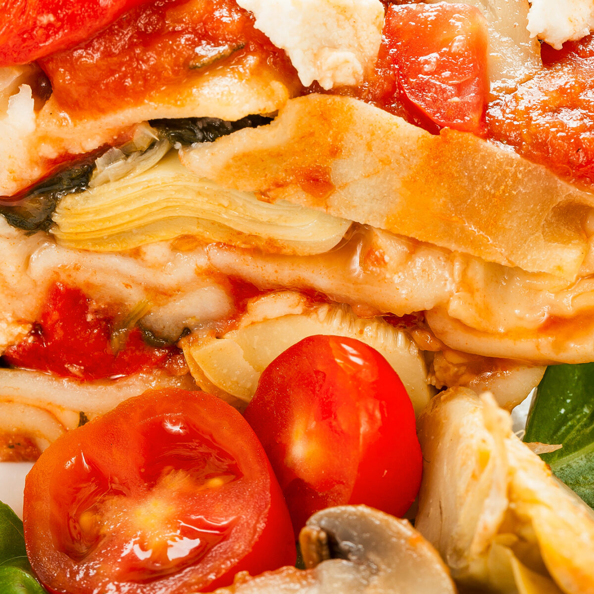 HOMEMADE VEGGIE LASAGNA