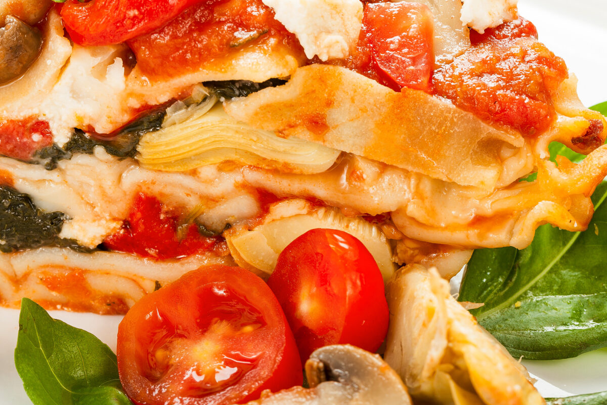 HOMEMADE VEGGIE LASAGNA