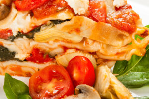 HOMEMADE VEGGIE LASAGNA