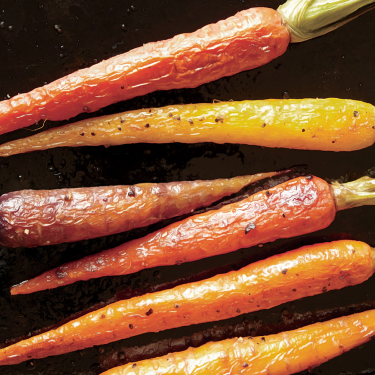 ROASTED WHOLE CARROTS