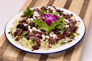MIXED GREENS & GOAT CHEESE SALAD