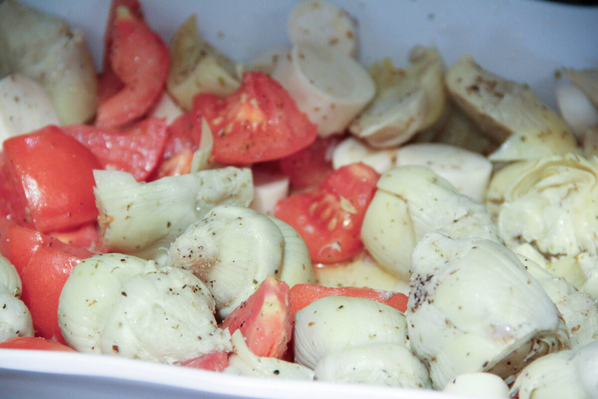 ARTICHOKE, TOMATO & HEARTS OF PALM