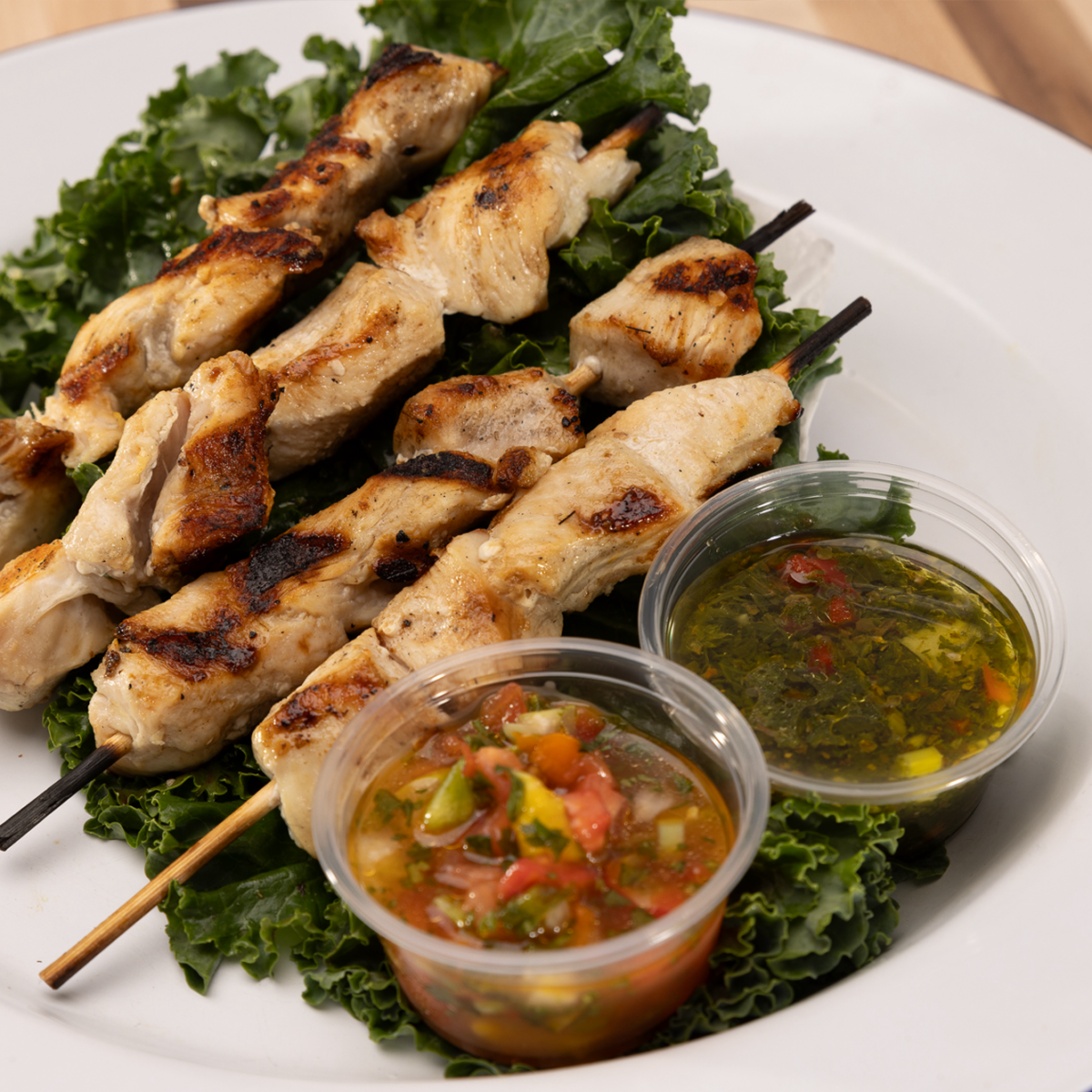 CHICKEN SKEWERS