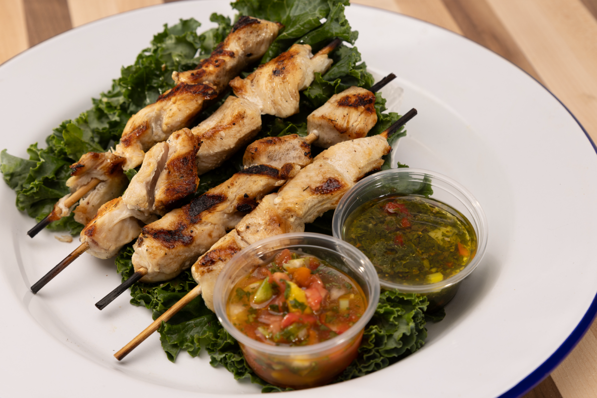 CHICKEN SKEWERS